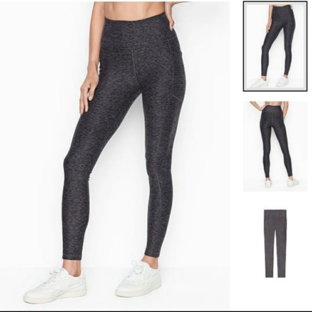 Victoria's Secret Dark Heather Gray High-Waist Leggings